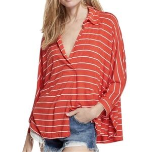 Free People The Can't Fool Me lightweight dolman top size M